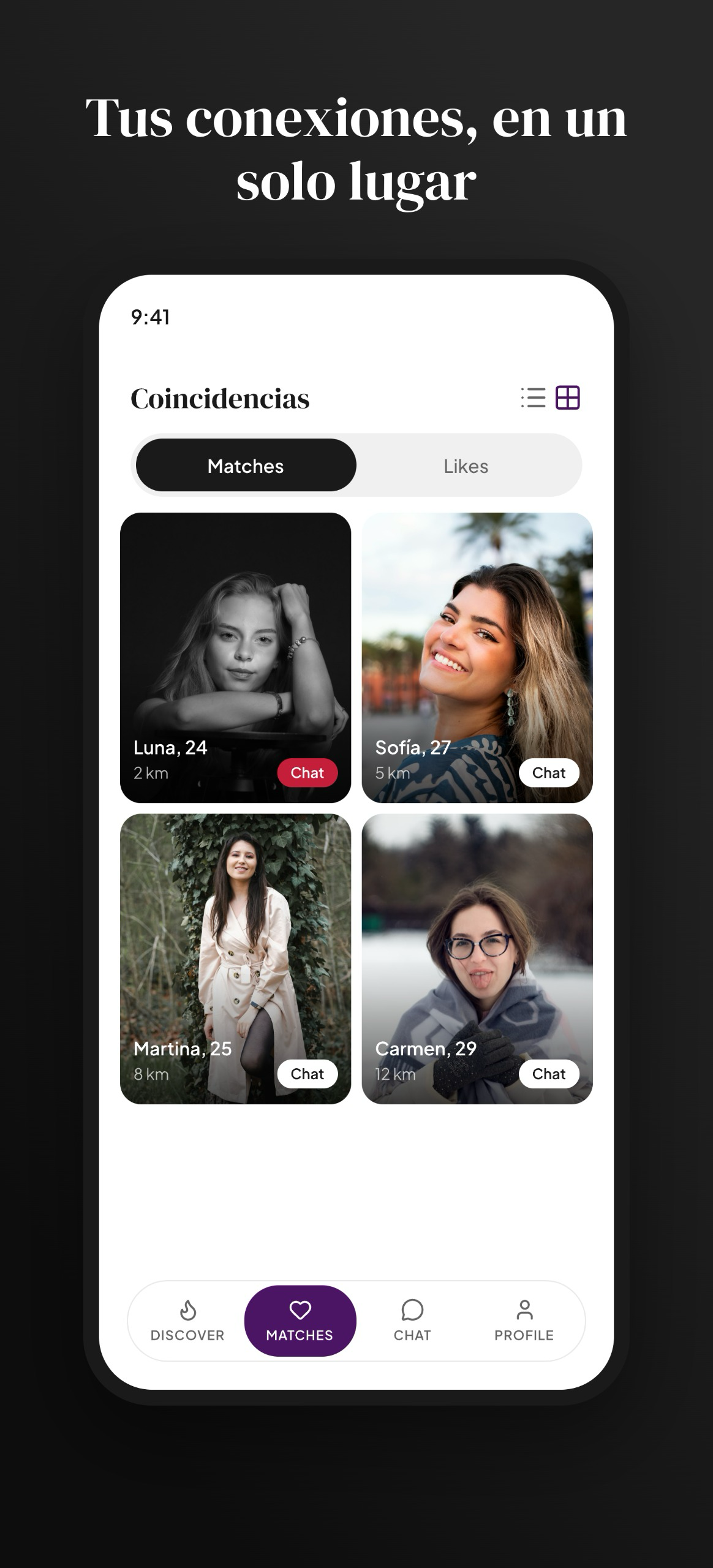 Shuggar app - tus coincidencias en un solo lugar